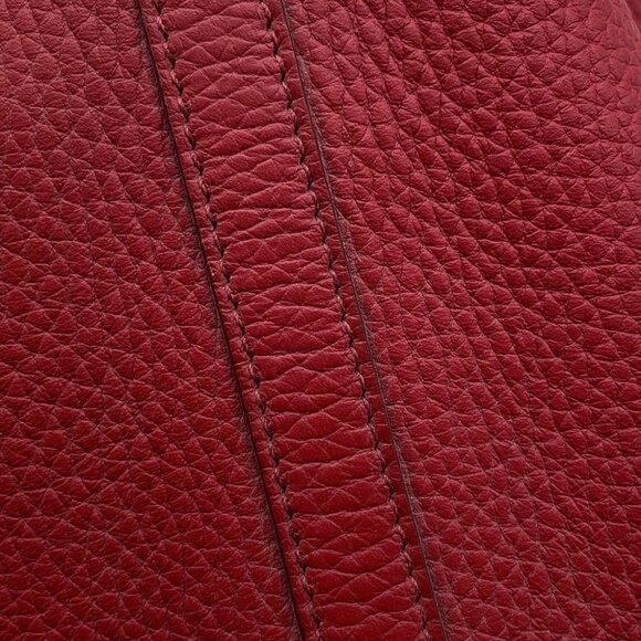 HERMES Picotin Lock Size PM Taurillon Clemence Ruby - Picture 9 of 13